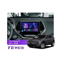 Штатна магнітола Teyes CC3 6+128 Gb Jeep Cherokee 5 KL 2014-2018 10"