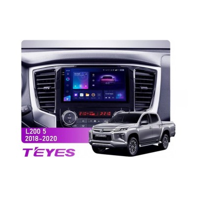 Штатна магнітола Teyes CC3 2k 6+128 Gb 360° Mitsubishi L200 5 2018-2020 (F1) 9"
