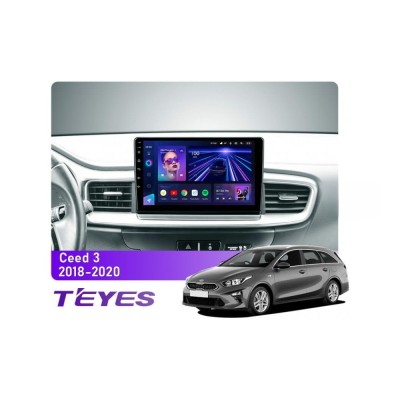 Штатна магнітола Teyes CC3 4+64 Gb Kia Ceed 3 CD (0 Din) 2018-2020 9"