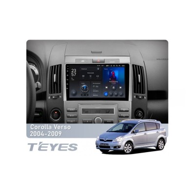 Штатна магнітола Teyes X1 2+32 Gb Wi-Fi Toyota Corolla Verso AR10 2004-2009 9"
