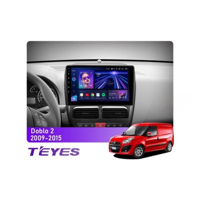 Штатна магнітола Teyes CC3 4+64 Gb Fiat Doblo 2 263 2009-2015 9"