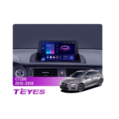 Штатна магнітола Teyes CC3 2k 4+64 Gb Lexus CT CT200 CT200h 2010-2018 9"