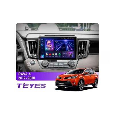 Штатна магнітола Teyes CC3 6+128 Gb Toyota RAV4 4 XA40 5 XA50 2012-2018 (B) 10"
