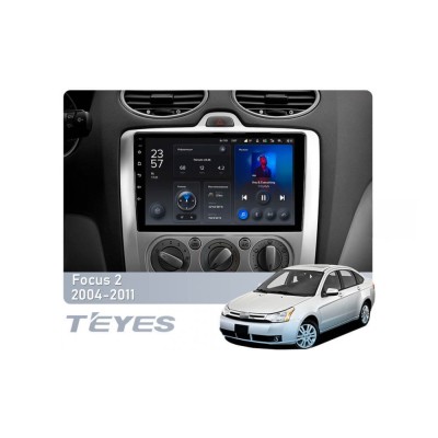 Штатна магнітола Teyes X1 2+32 Gb Wi-Fi Ford Focus 2 (Mk 2) 2004-2011 (B) 9"