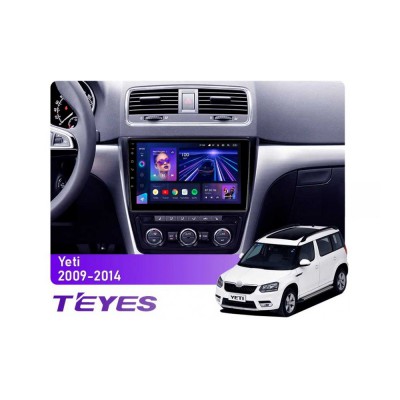 Штатна магнітола Teyes CC3 6+128 Gb Skoda Yeti 5L 2009-2014 10"