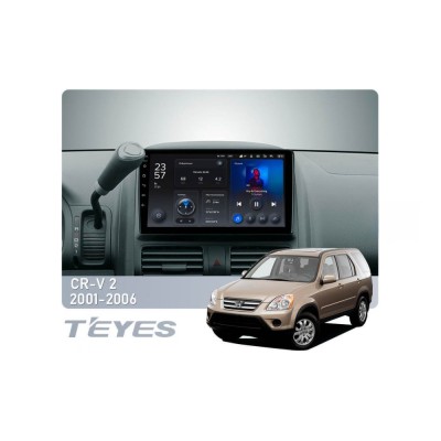 Штатна магнітола Teyes X1 2+32 Gb Honda CR-V 2 2001-2006 9"