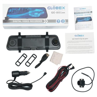 Дзеркало-накладка заднього виду з Full HD реєстратором Globex GE-801WR
