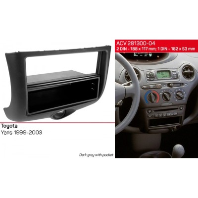 Перехідна рамка ACV Toyota Yaris (281300-04)