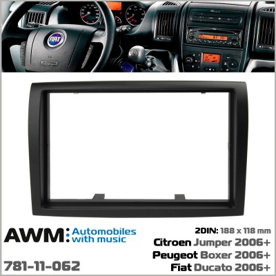 Перехідна рамка AWM Citroen Jumper, Peugeot Boxer, Fiat Ducato (781-11-062)