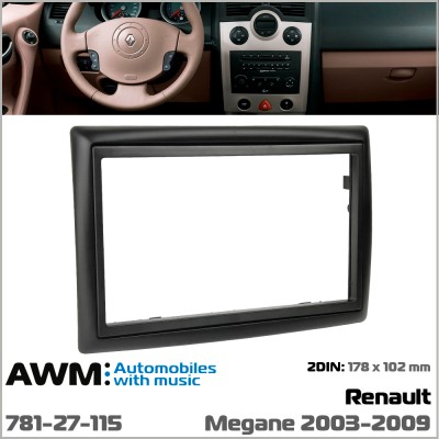 Перехідна рамка AWM Renault Megane II (781-27-115)