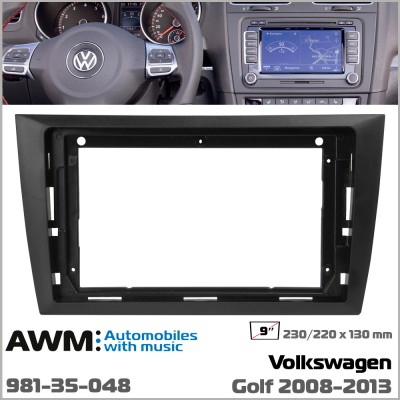 Перехідна рамка AWM Volkswagen Golf (981-35-048)