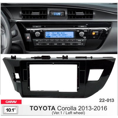 Перехідна рамка Carav Toyota Corolla (22-013)