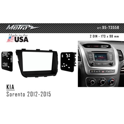 Перехідна рамка Metra KIA Sorento (95-7355B)