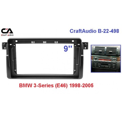 Рамка перехідна CraftAudio B-22-498 BMW 3-Series (E46) 1998-2005