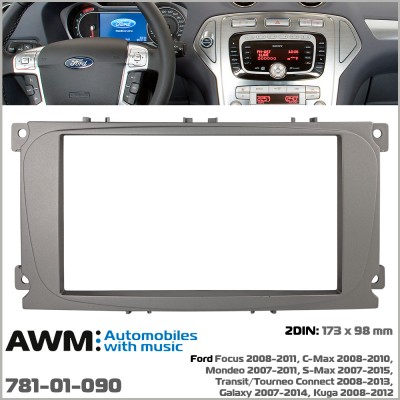 Перехідна рамка Ford Focus, Mondeo, S-Max, C-Max, Galaxy, Kuga AWM 781-01-090