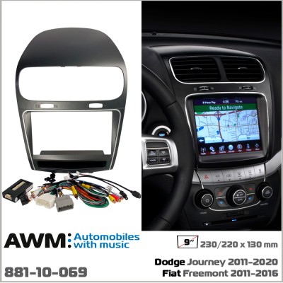Перехідна рамка Dodge Journey, Fiat Freemont AWM 881-10-069
