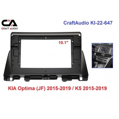 Рамка перехідна CraftAudio KI-22-647 KIA Optima (JF) 2015-2019 / K5 2015-2019