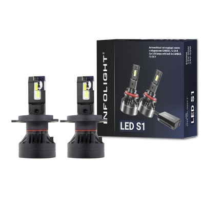 LED лампа Infolight S1 H4 50W