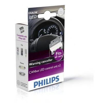 LED обманки PHILIPS 12956X2 Canbus adapters 5W SET 2pcs.