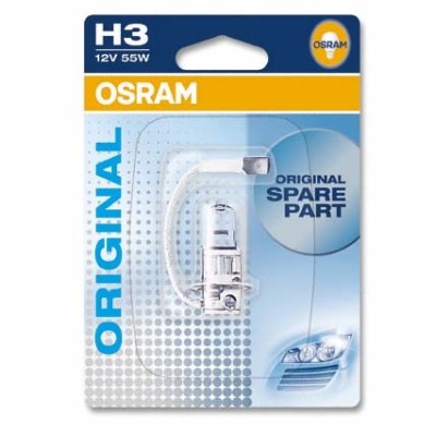 Галогенна лампа OSRAM H3 64151-01B 12V 55W Pk22S 10X1 Blister