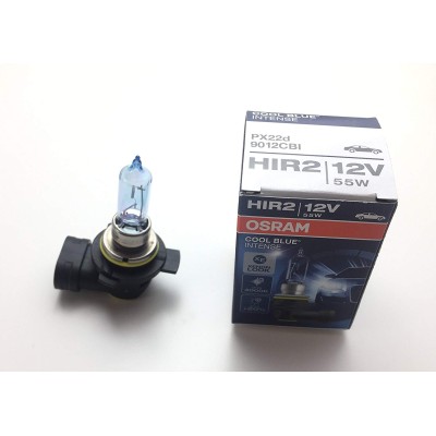 Галогенна лампа OSRAM 9012CBI CoolBlueIntence +20% 4000K HIR2 12V 55W PX22d