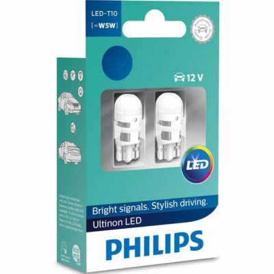 LED лампа PHILIPS 11961ULW4X2 T10 4000K 12V B2