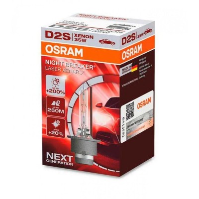 Ксеноновая лампа Osram D2S 66240XNL Night Breaker Laser +200%