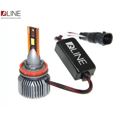 Комплект світлодіодних ламп QLine Ultra +200% 55W H11 6000K (2шт.) 12V