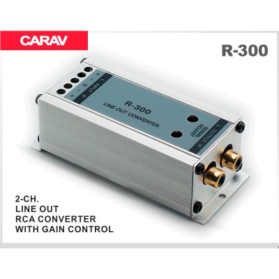 Перетворювач рівня сигналу Carav 2-х канальний (R-300)