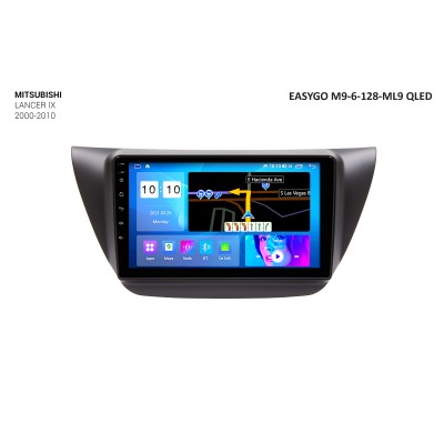 Штатное головное устройство EasyGo M9-6-128-ML9 QLED Mitsubishi Lancer