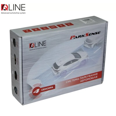 Парктронік Qline ParkSense Style 4 чорний