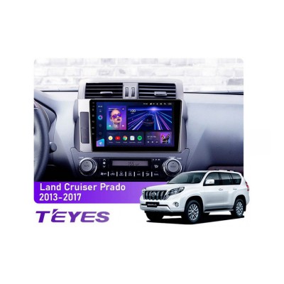 Штатна магнітола Teyes CC3 6+128 Gb Toyota Land Cruiser Prado 150 2013-2017 10"