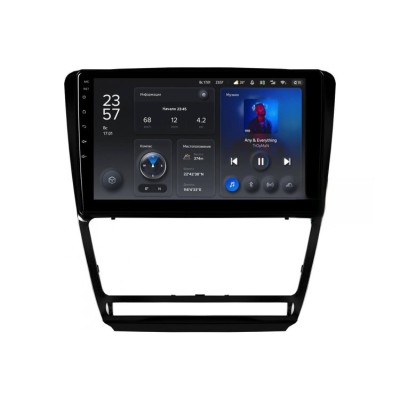 Штатна магнітола Teyes X1 2+32 Gb Wi-Fi Skoda Octavia 2 A5 2008-2013 Black 10"