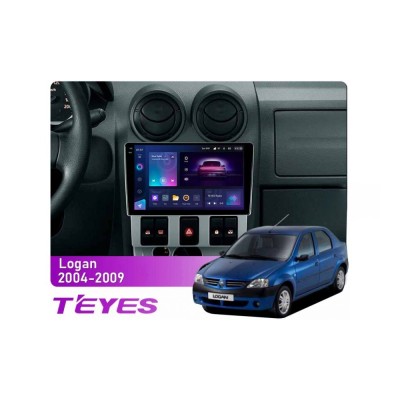 Штатна магнітола Teyes CC3 2k 6+128 Gb Renault Logan 1 2004-2009 9"