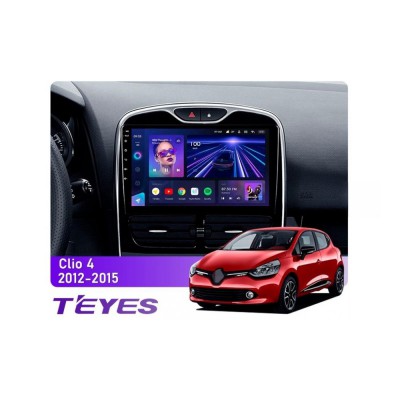 Штатна магнітола Teyes CC3 6+128 Gb Renault Clio 4 BH98 KH98 2012-2015 10"