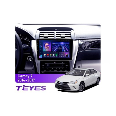 Штатна магнітола Teyes CC3 6+128 Gb для Toyota Camry 7 XV 50 55 2014-2017 (A) 10"