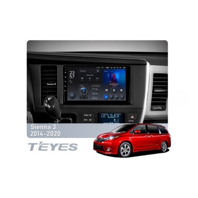 Штатна магнітола Teyes X1 2+32 Gb Wi-Fi Toyota Sienna 3 XL30 2014-2020 9"