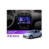 Штатна магнітола Teyes CC3 6+128 Gb 360° Peugeot 206 1998-2012 9"