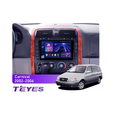 Штатна магнітола Teyes CC3 6+128 Gb 360° Kia Carnival UP GQ 2002-2006 9"