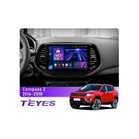 Штатна магнітола Teyes CC3 4+64 Gb Jeep Compass 2 MP 2016-2018 10"