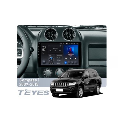 Штатна магнітола Teyes X1 2+32 Gb Jeep Compass 1 MK 2009-2015 10"