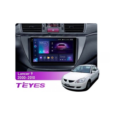 Штатна магнітола Teyes CC3 2k 4+64 Gb Mitsubishi Lancer 9 CS 2000-2010 9"