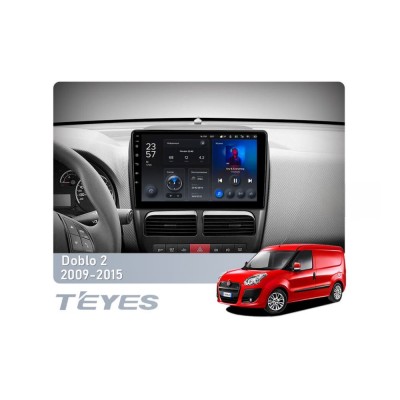 Штатна магнітола Teyes X1 2+32 Gb Wi-Fi Fiat Doblo 2 263 2009-2015 9"