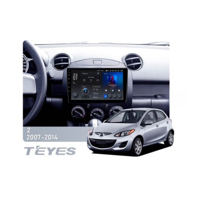 Штатна магнітола Teyes X1 2+32 Gb Mazda 2 DE 2007-2014 9"