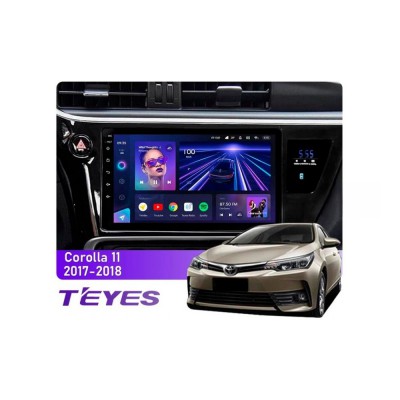 Штатна магнітола Teyes CC3 6+128 Gb Toyota Corolla 11 2017-2018 10"