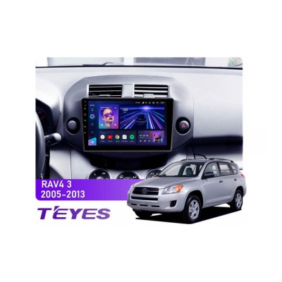 Штатна магнітола Teyes CC3 6+128 Gb Toyota RAV4 3 XA30 2005-2013 10"