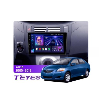 Штатна магнітола Teyes CC3 6+128 Gb 360° Toyota Yaris XP90 2005-2012 9"