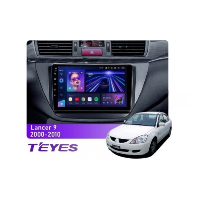 Штатна магнітола Teyes CC3 6+128 Gb 360° Mitsubishi Lancer 9 CS 2000-2010 9"