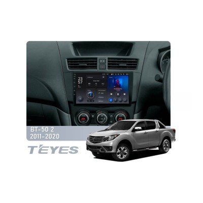 Штатна магнітола Teyes X1 2+32 Gb Wi-Fi Mazda BT-50 2 2011-2020 9"