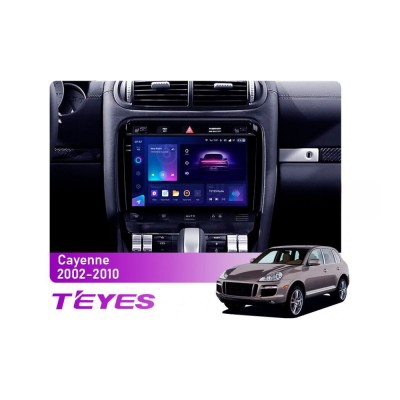 Штатна магнітола Teyes CC3 2k 6+128 Gb 360° Porsche Cayenne 1 9PA 2002-2010 9"